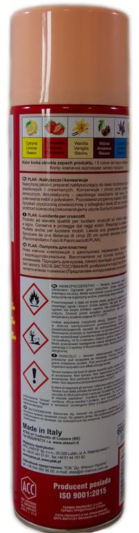 Полироль для торпедо ATAS Plak персик 600 мл (000038887) - фото 3