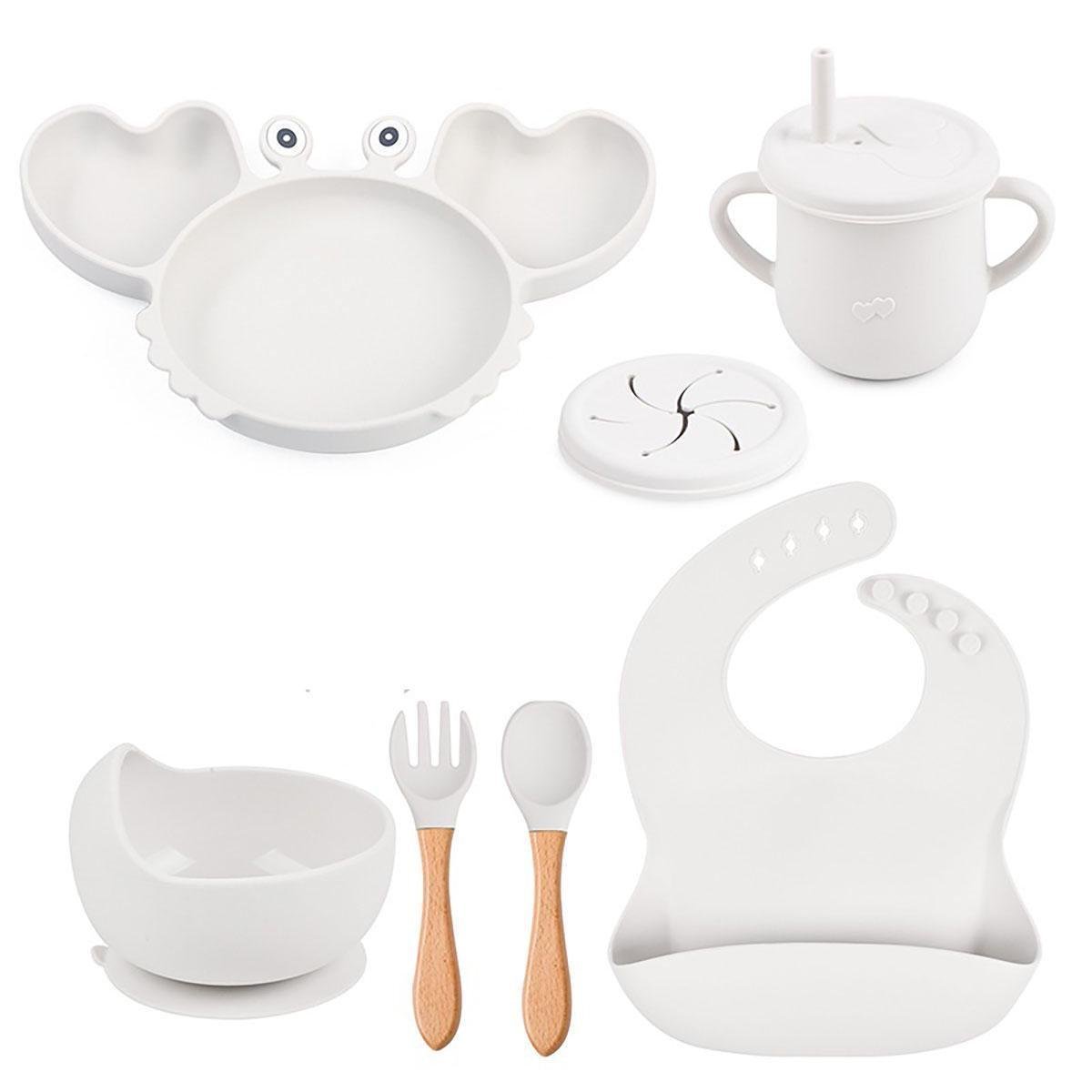 Набір дитячого посуду Краб KR Y23 дерево (62278)