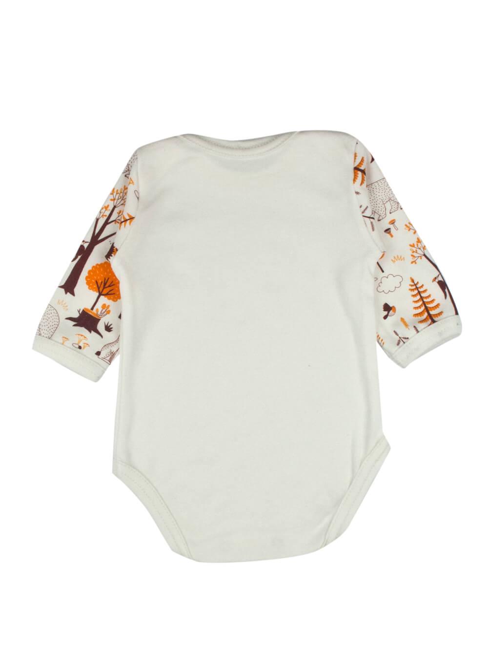 Боди детский Волшебный лес 74 см Бежевый (1131111-74) - фото 2 Боди детский Волшебный лес 74 см Бежевый (1131111-74) - фото 2