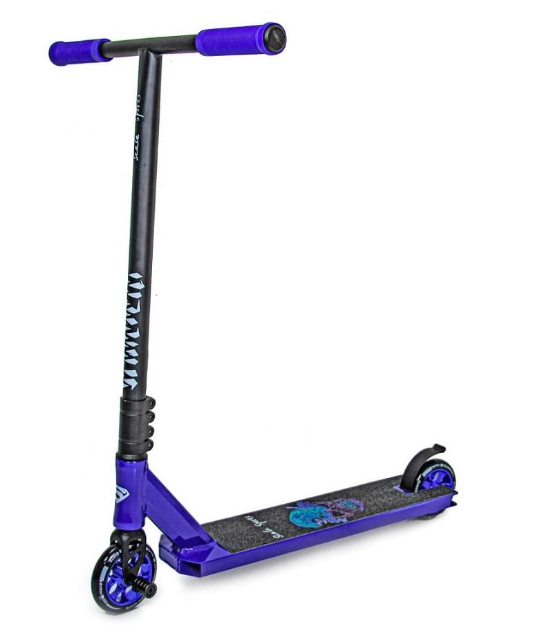 Самокат трюковый Scale Sports Leopard/Skull Dark Blue (158825427)