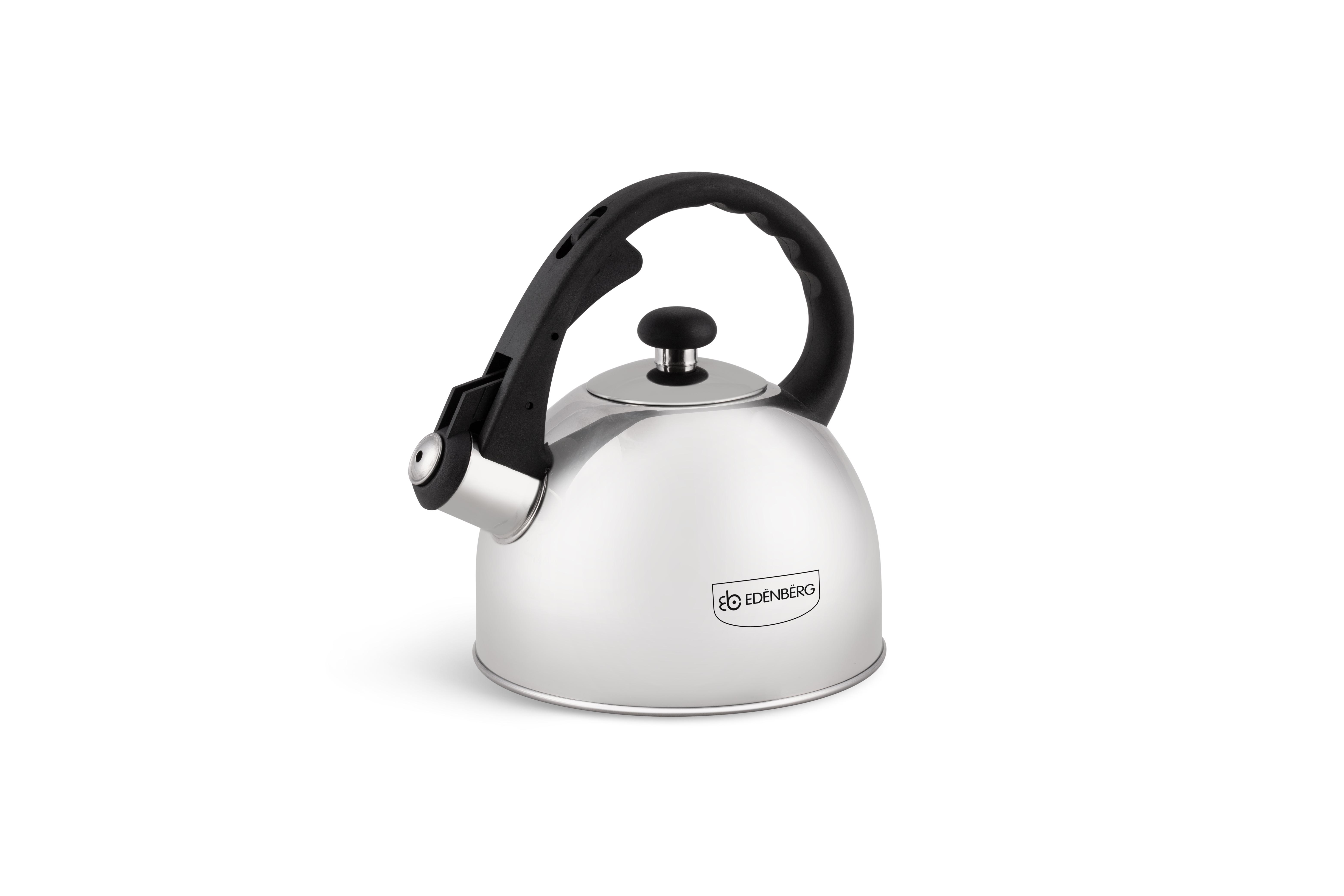 Чайник со свистком Edenberg EB 1971 на газовую плиту из нержавеющей стали 1,5 л - фото 2 Чайник со свистком Edenberg EB 1971 на газовую плиту из нержавеющей стали 1,5 л - фото 2