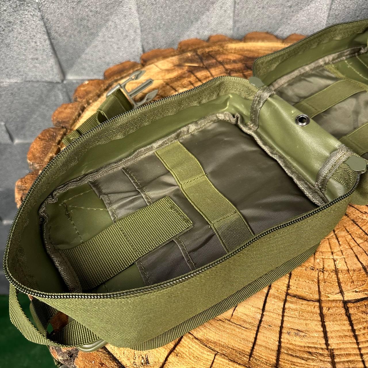 Подсумок для аптечки быстрого сброса стандарт НАТО Оливковый - фото 4 Подсумок для аптечки быстрого сброса стандарт НАТО Оливковый - фото 4