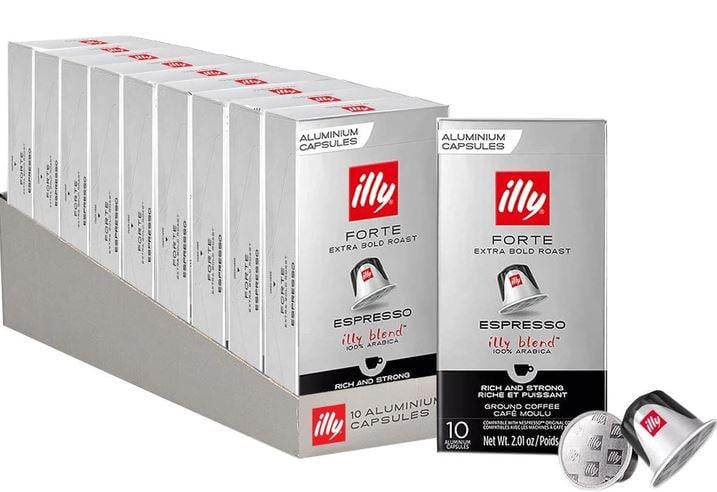 Набор из кофе Nespresso ILLY Forte в капсулах 10 уп. (35370472)