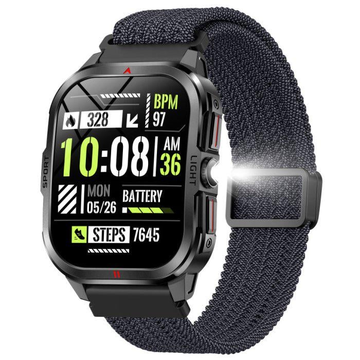 Смарт-годинник UWatch Smart Fanastic Nylon Black з ремінцями 2 шт. (2079) - фото 7 Смарт-годинник UWatch Smart Fanastic Nylon Black з ремінцями 2 шт. (2079) - фото 7