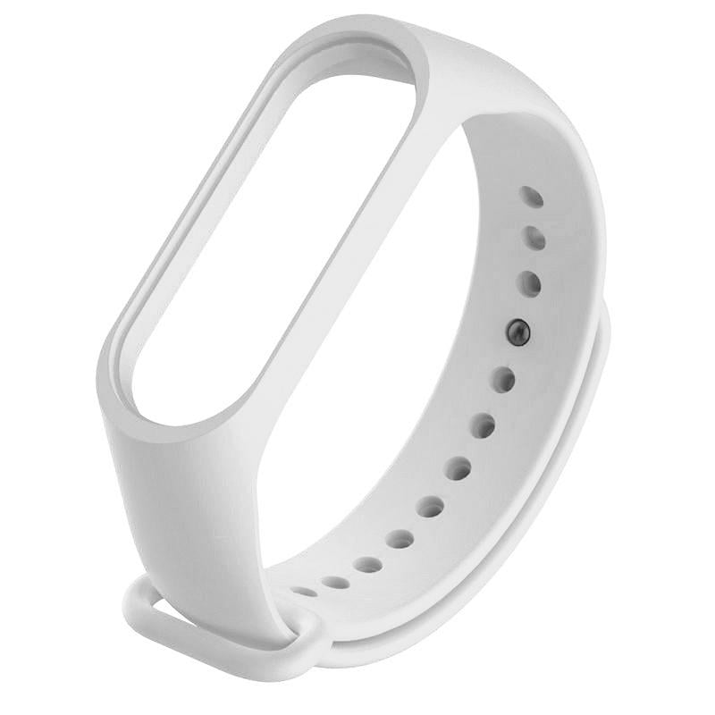 Силіконовий ремінець BeCover для Xiaomi Mi Band 3/4 White (704650) - фото 3