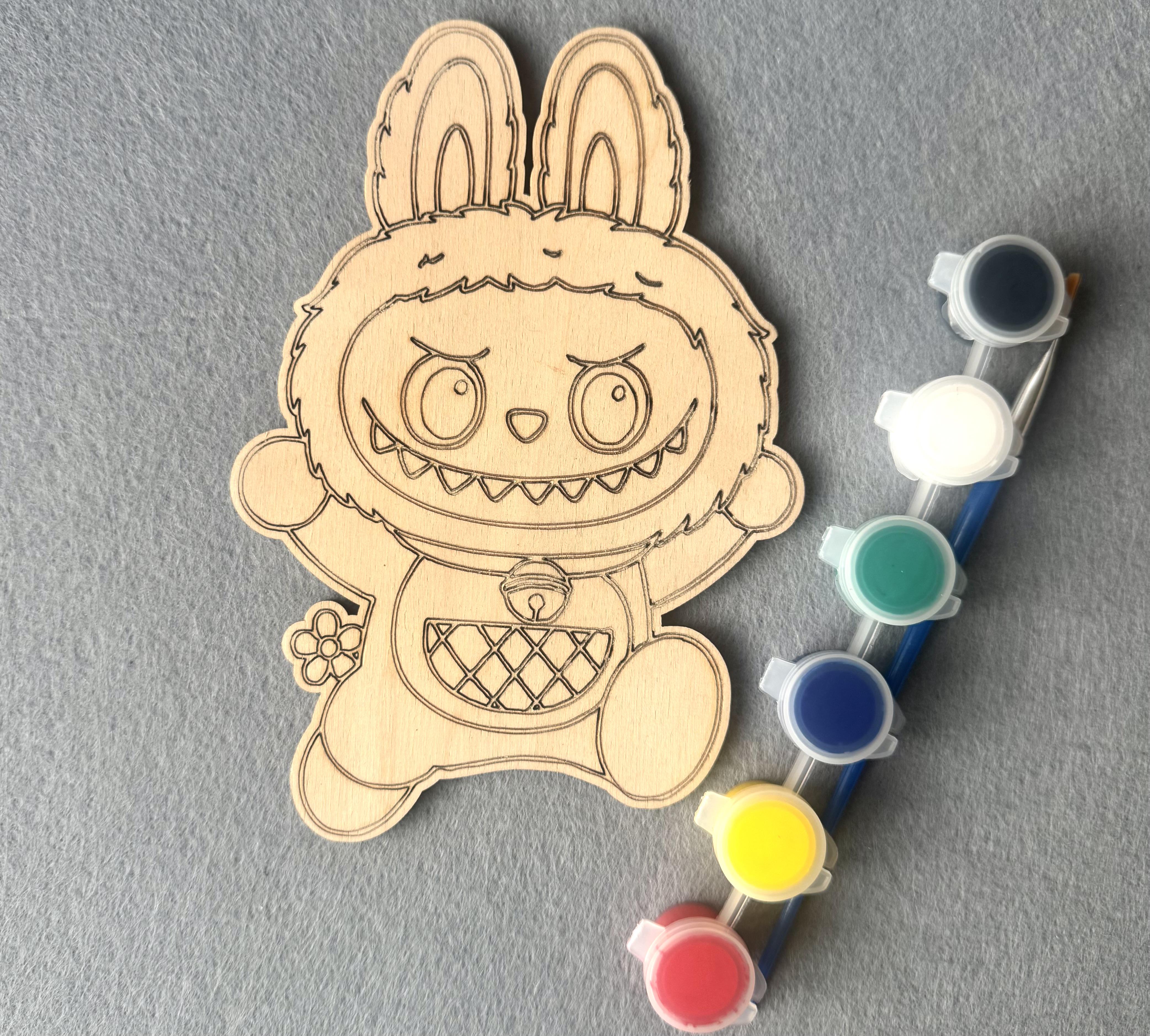 Розмальовки дерев'яні набір для творчості # 5 (22182) Розмальовки дерев'яні набір для творчості # 5 (22182)