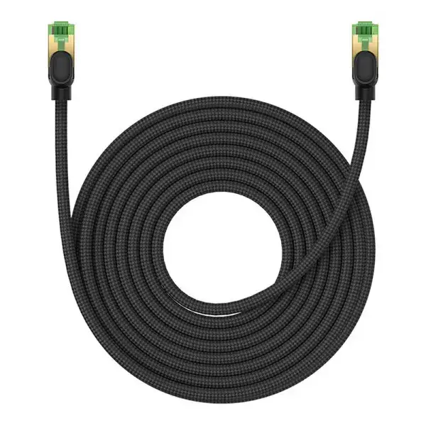 Кабель BASEUS High Speed CAT8 40 Gigabit Ethernet Cable Braided Cable B0013320C111-07 10 м Black