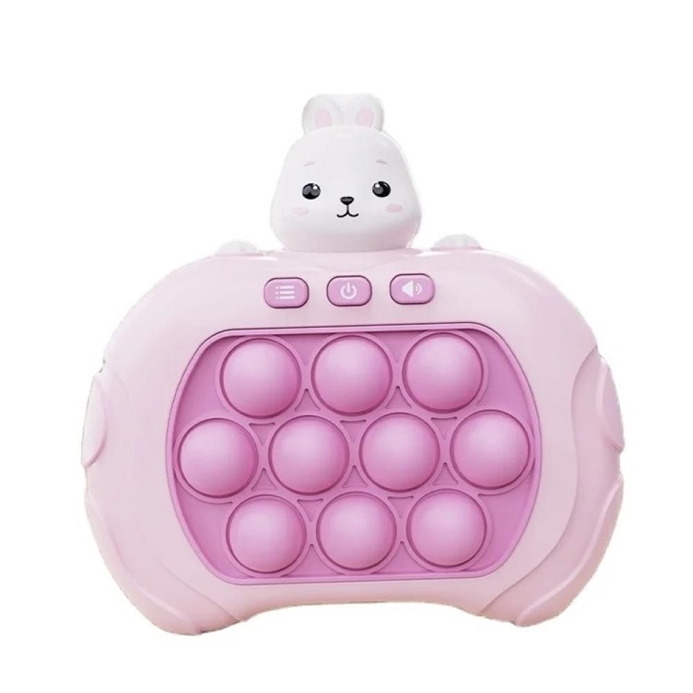 Интерактивный Поп Ит детская Заяц 4 режима и подсветка (1656)