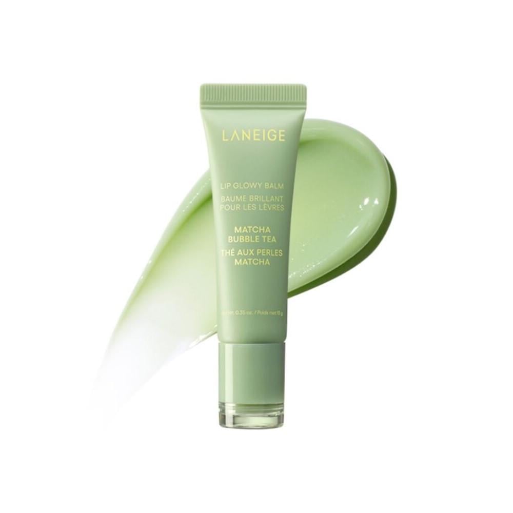 Бальзам для губ сияющий с ароматом матча баб чай в тубе Laneige Lip Glowy Balm Matcha Bubble Teа 10 г (2922172537)