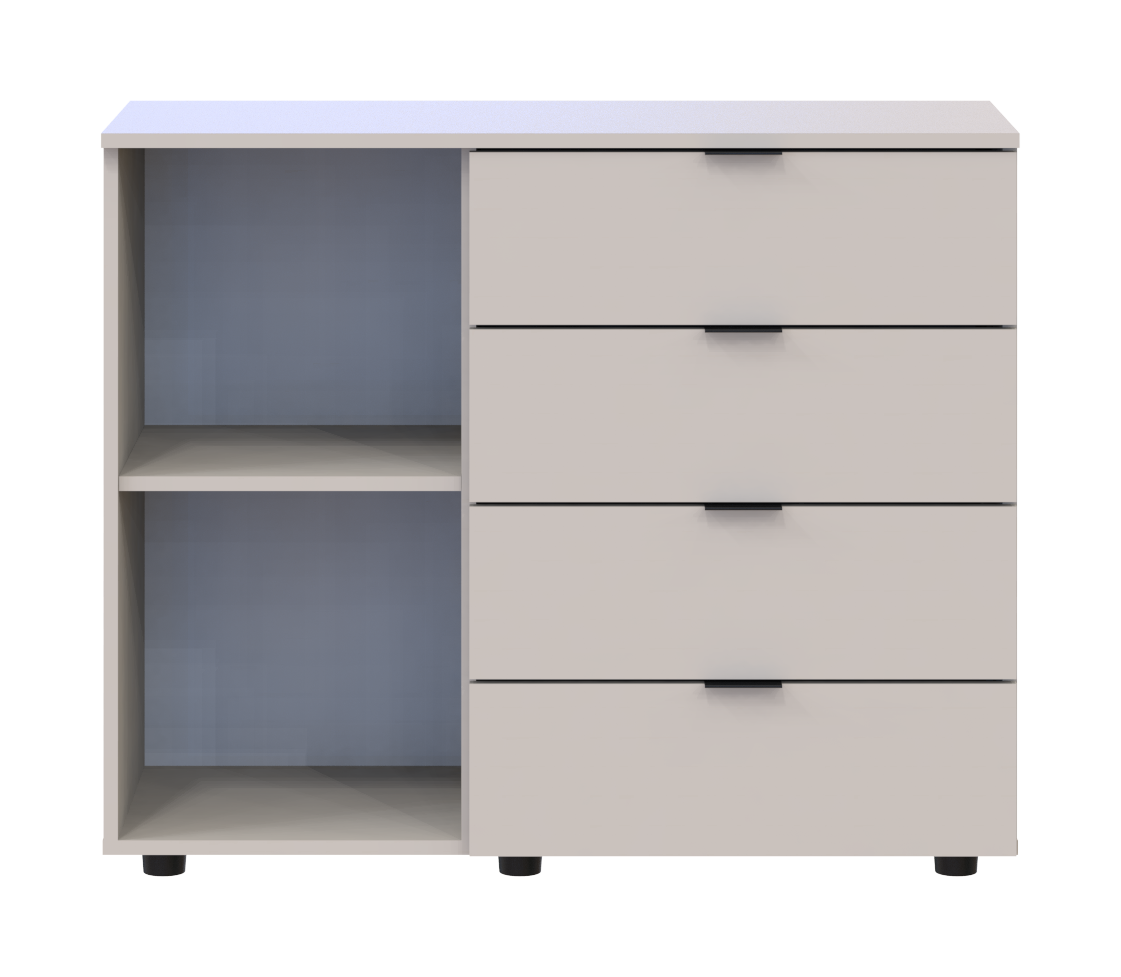 Комод у вітальню Doros Гелар GС1 100х40х81,2 см Кашемір (DRS-011290) Комод у вітальню Doros Гелар GС1 100х40х81,2 см Кашемір (DRS-011290)