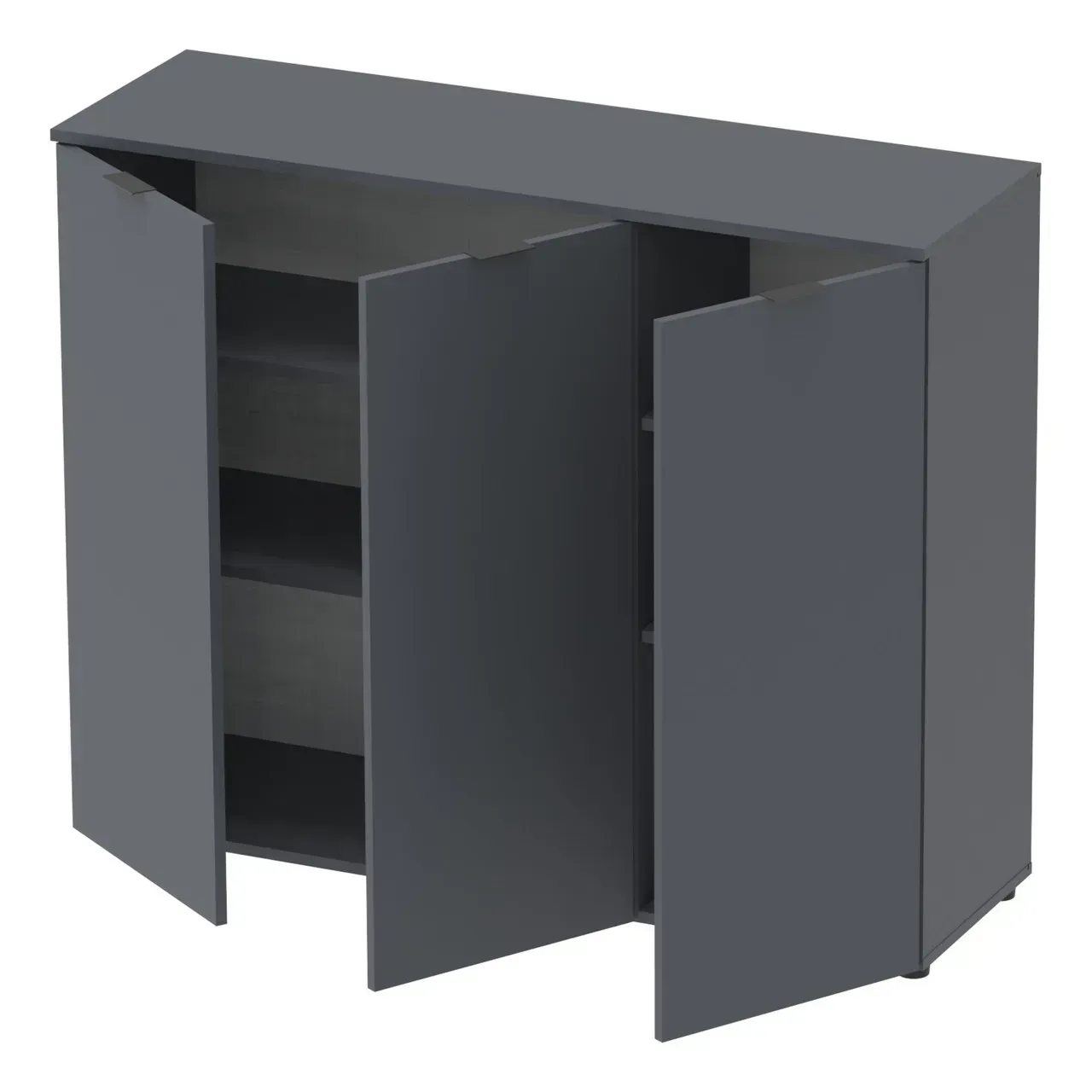 Комод в гостиную Doros Рон 6 120х38х100 см Графитовый (DRS-011303) - фото 4 Комод в гостиную Doros Рон 6 120х38х100 см Графитовый (DRS-011303) - фото 4