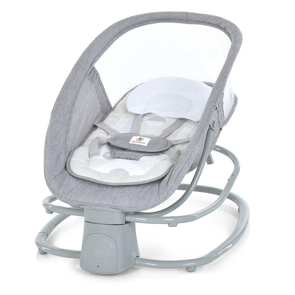 Заколисуючий центр-шезлонг 8114 Сіро-бежевий - фото 5 Заколисуючий центр-шезлонг 8114 Сіро-бежевий - фото 5