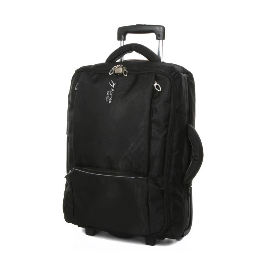 Чемодан Airtex 2931 из нейлона S ручная кладь 55x35x20 см 33 л двухколесный Черный