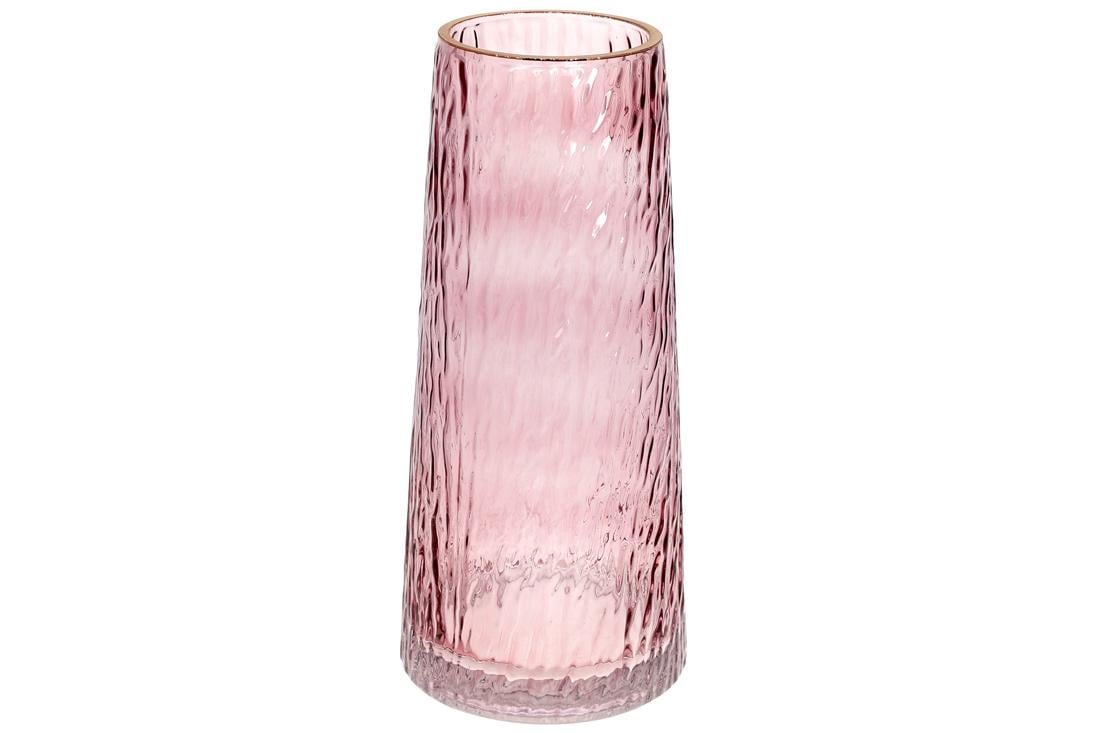 Ваза стеклянная BonaDi Шанхай 28 см (591-302)