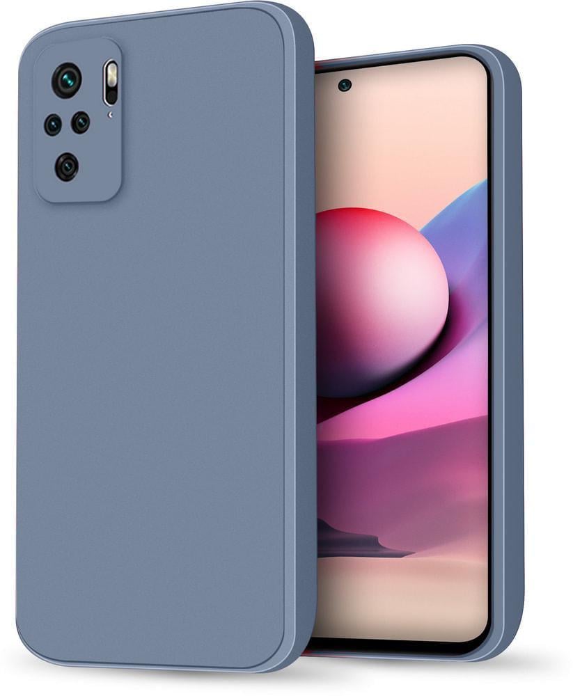 Силиконовый чехол HardCorner для Xiaomi Redmi Note 10 Gray Blue (30004-6D)