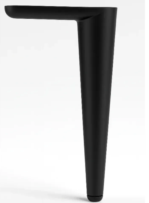 Меблева ніжка-опора Sigma нерегульована SBN 309 150 мм Чорний матовий (MO1265)