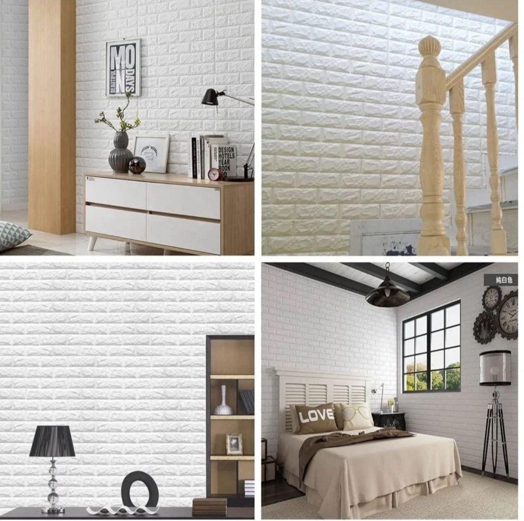 3D-панель декоративная самоклеящаяся под кирпич 77x70 см x 4 мм - фото 12