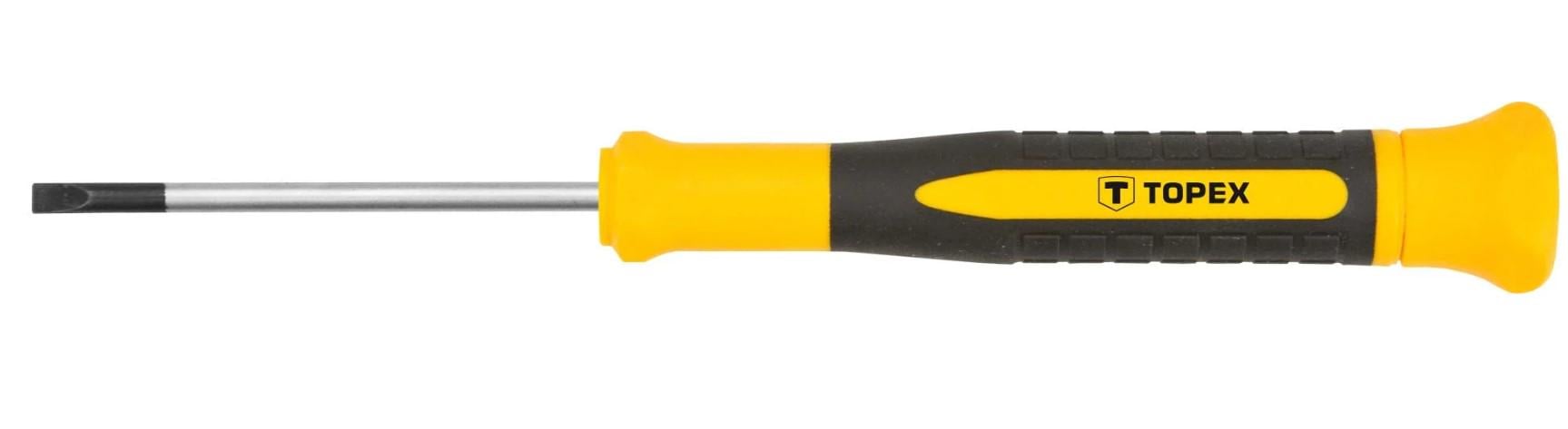 Отвертка прецизионная Topex плоская SL3х50 мм (ERC-39D772)