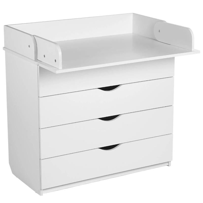 Комод для новорожденных с выдвижными ящиками 90х45х90 см Белый (DSK-901) - фото 1 Комод для новорожденных с выдвижными ящиками 90х45х90 см Белый (DSK-901) - фото 1