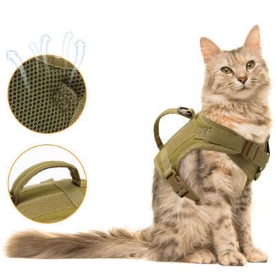 Шлея для котов и мелких собак Berry с ручкой 30-44 см Коричневый (1762615743) - фото 3 Шлея для котов и мелких собак Berry с ручкой 30-44 см Коричневый (1762615743) - фото 3