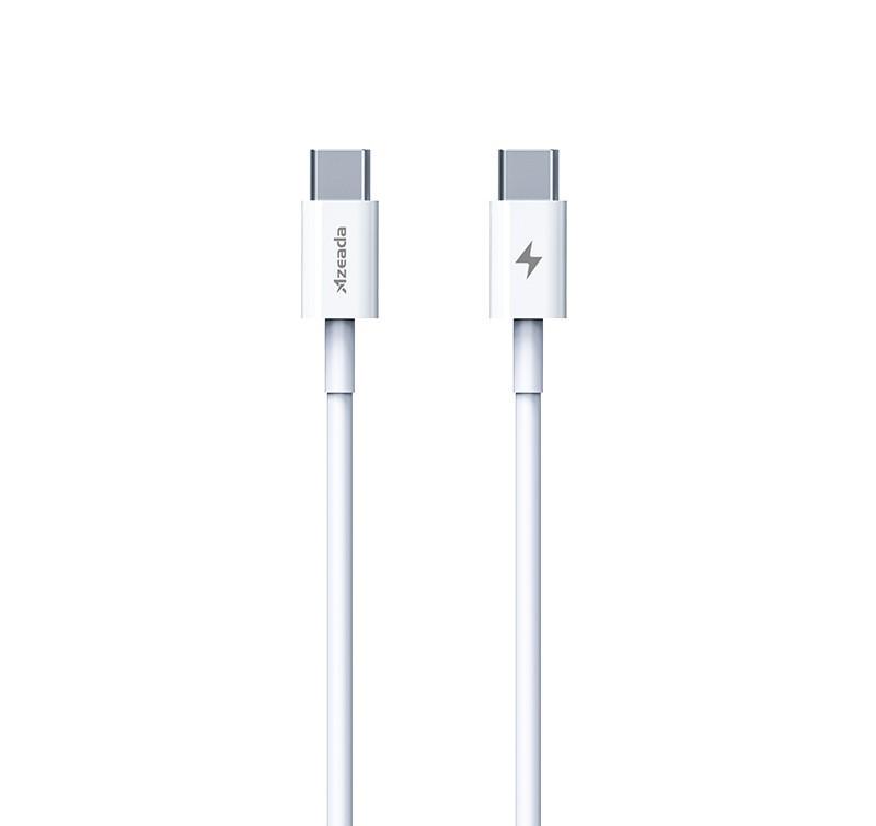 Кабель Proda PD B83a Type C to Type C Fast Charge 60W с передачей данных до 480 Mb/s 1,5 м White