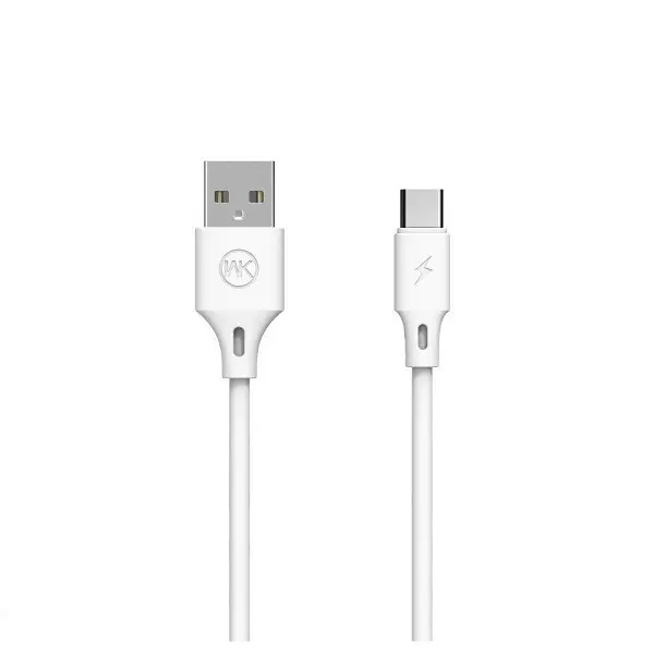 Кабель WK WDC-092a USB Type-C 2,1 А 1 м Білий (6941027606797)