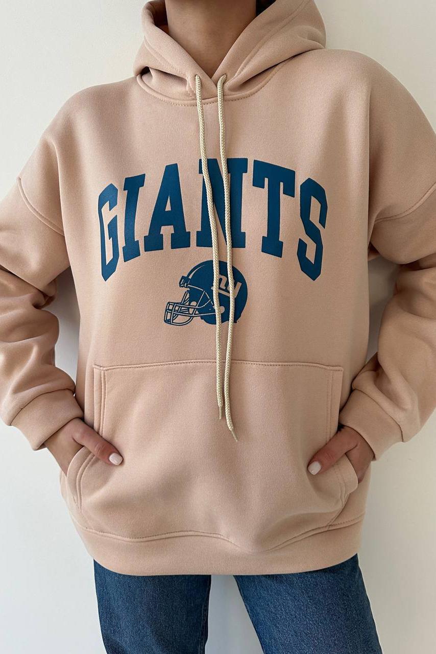 Батник женский на флисе S-M Бежевый (168770) - фото 4