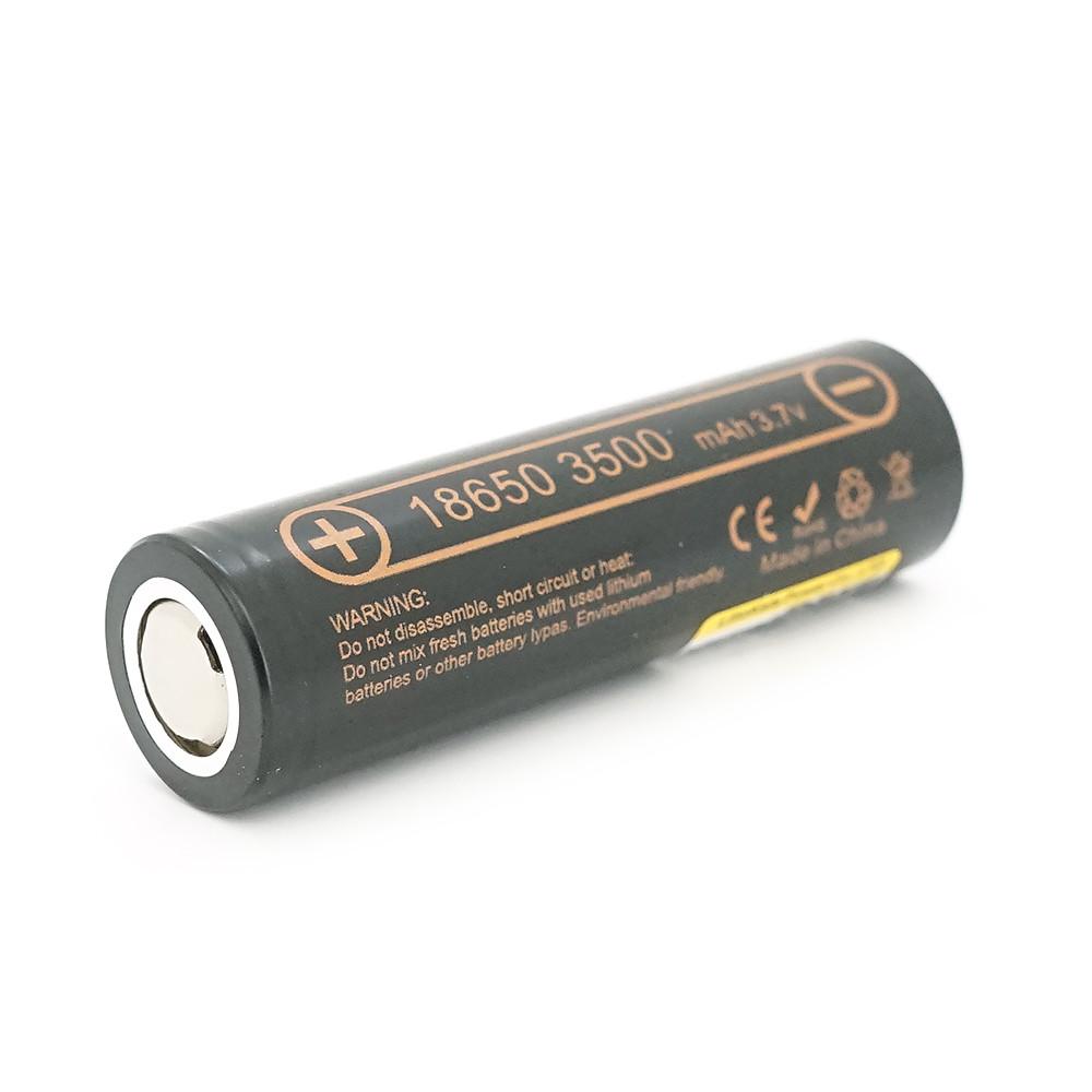 Аккумулятор 18650 LiitoKala Lii-35A 3500 mAh Li-Ion для электронных устройств 10А 3,7V плоский плюс (19311)