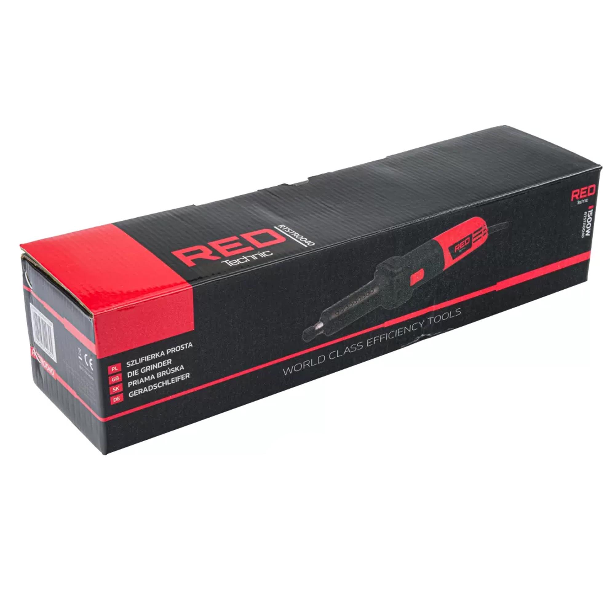 Шлифмашина прямая Red Technic 27000RPM 1500 Вт (PMT_RTSTR0040) - фото 14 Шлифмашина прямая Red Technic 27000RPM 1500 Вт (PMT_RTSTR0040) - фото 14