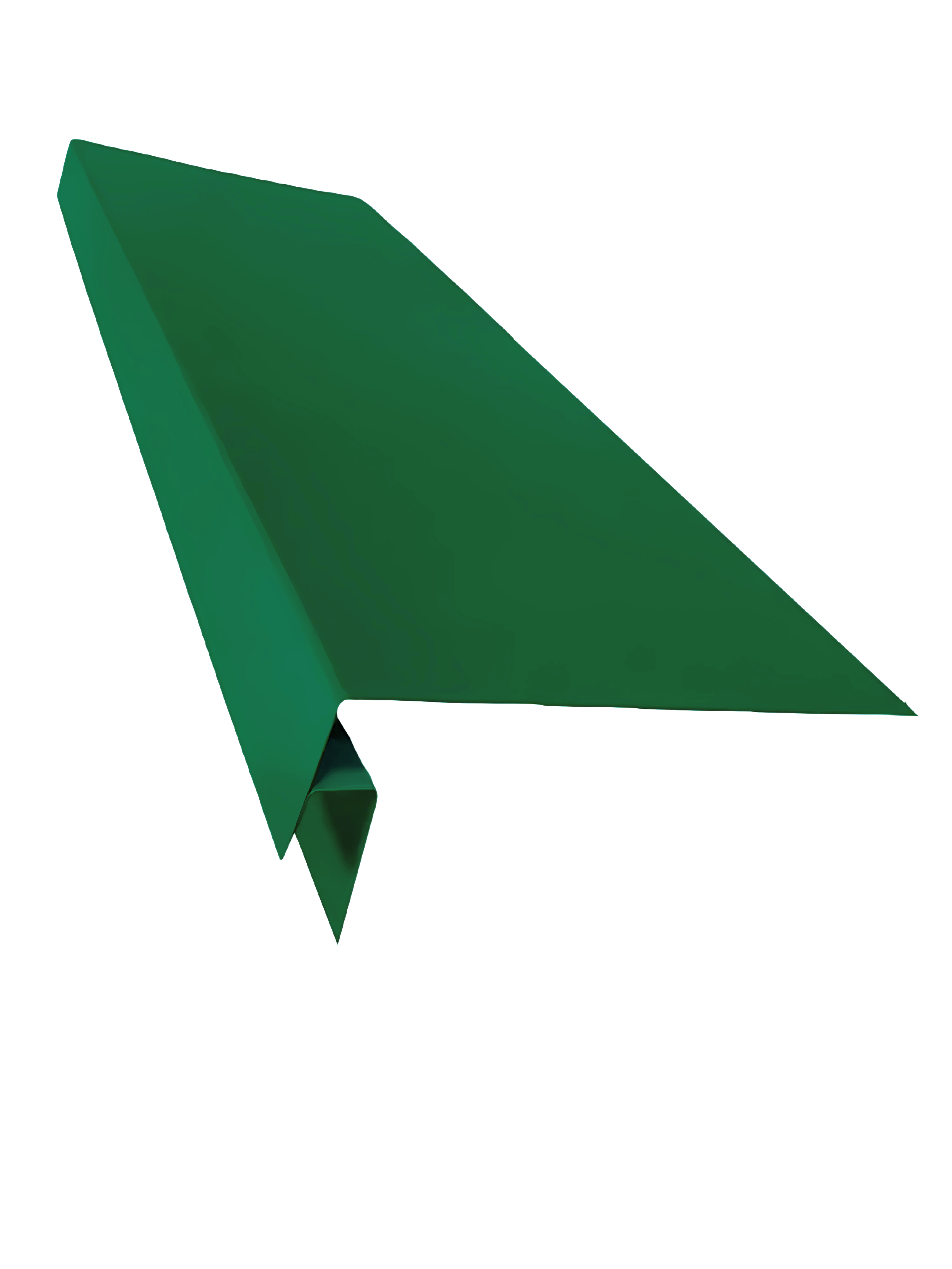 Планка лобовая SIMBUD 120 мм матовый с j-профилем 0,47 мм RAL6005 (2387438)