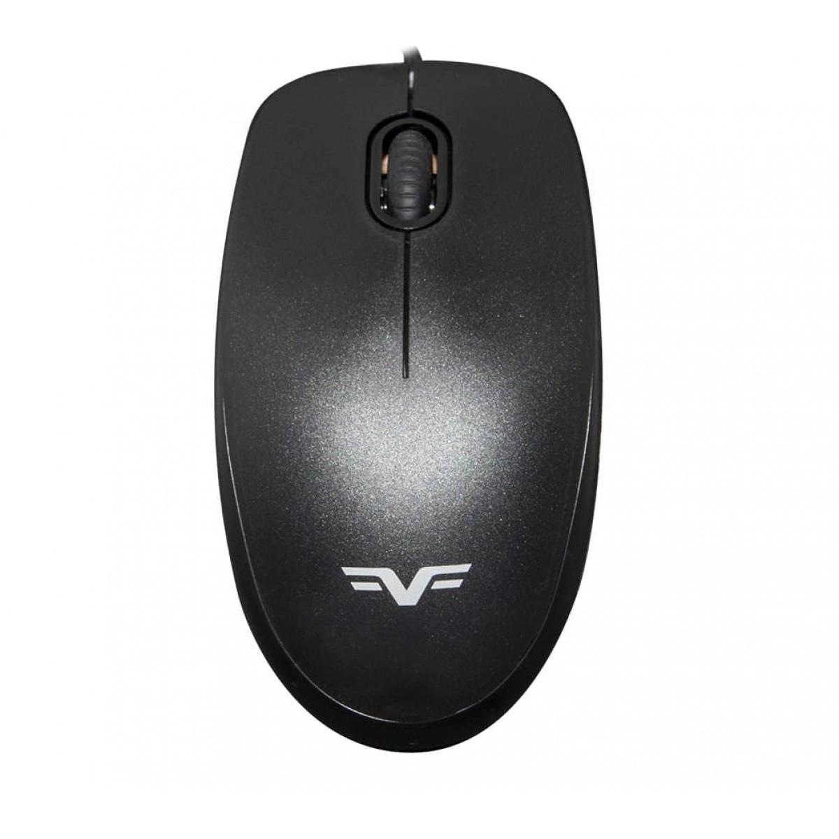 Компьютерная мышка проводная Frime FM-100B Black (26449599)