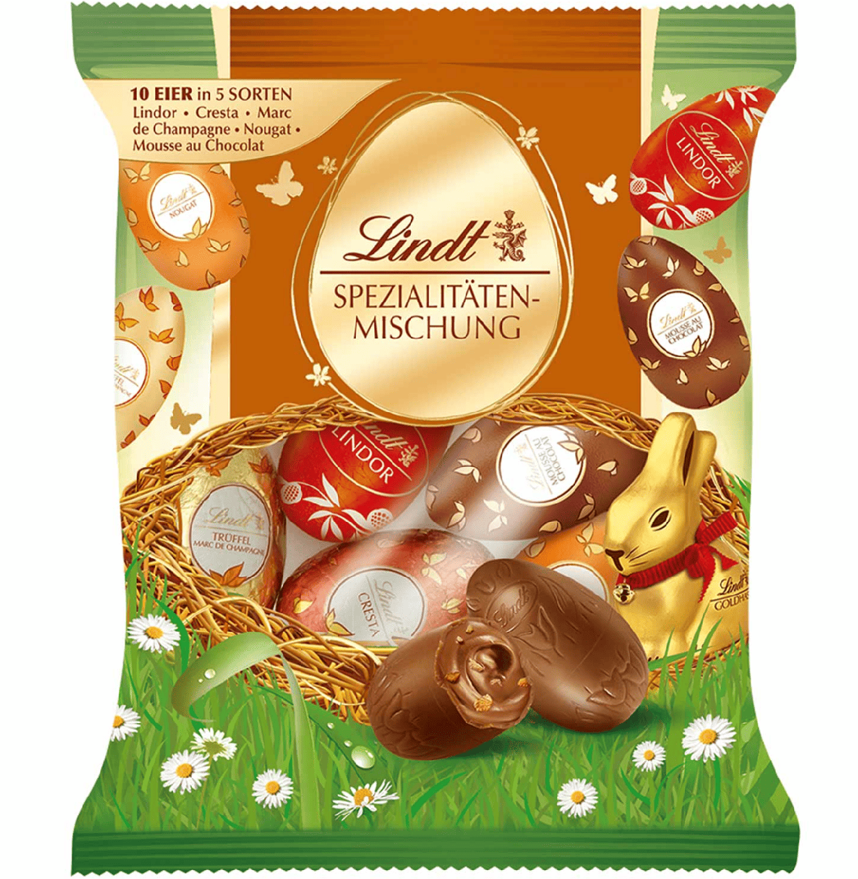 Шоколадні яйця Lindt Eier Spezialitaten Mischung 180 г (2983114452)