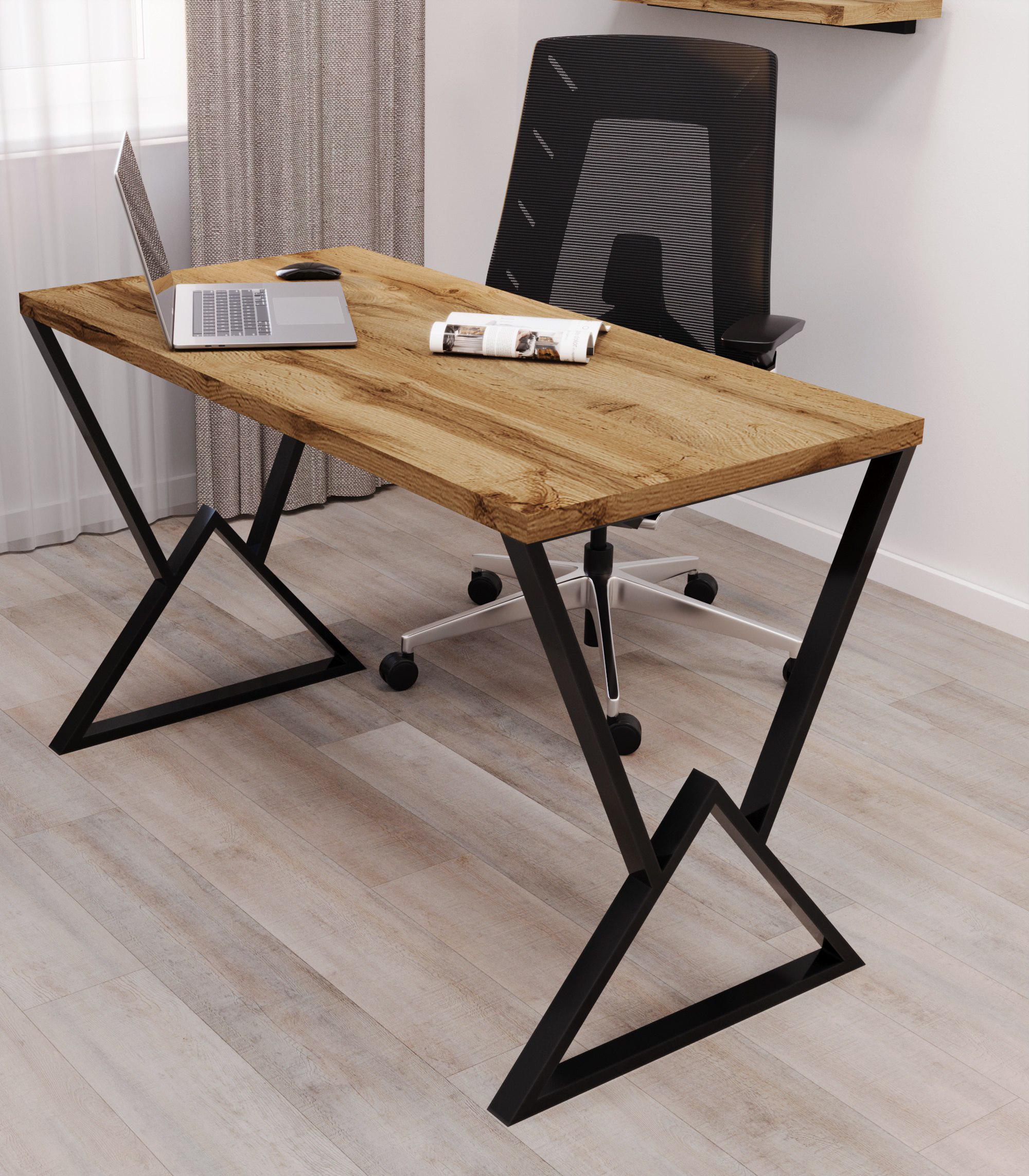 Стол письменный Loft Серия 17 1200х600х32 мм Дуб тахо (20335794)