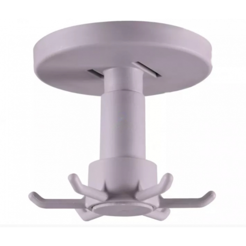 Крючок мебельный Sigma круглый пластиковый Серый (713942)