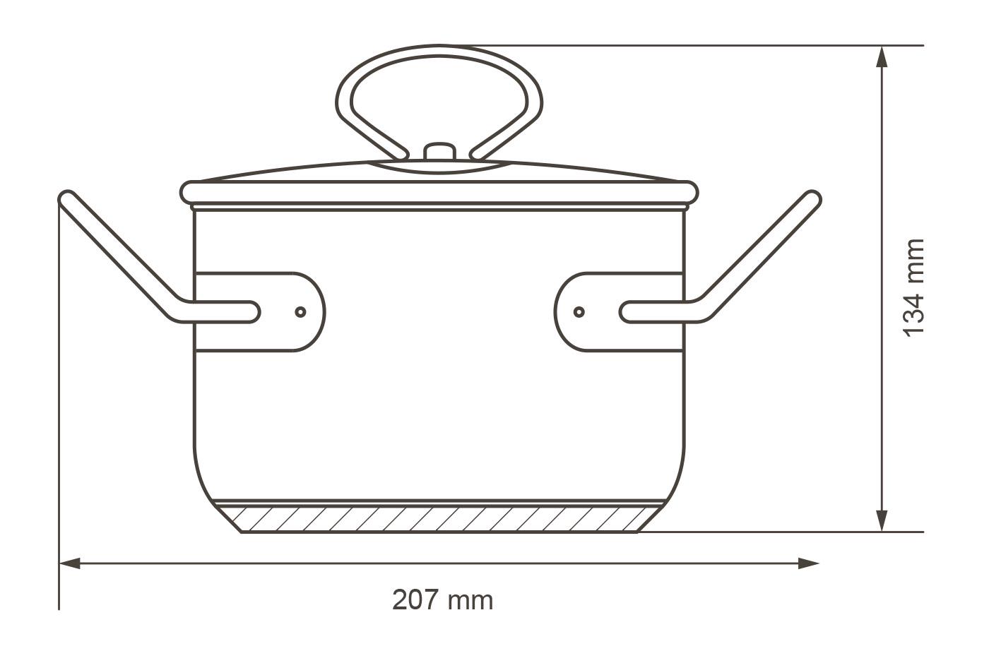 Каструля з кришкою VINZER Mini 12 см 0,8 л (89086) - фото 7