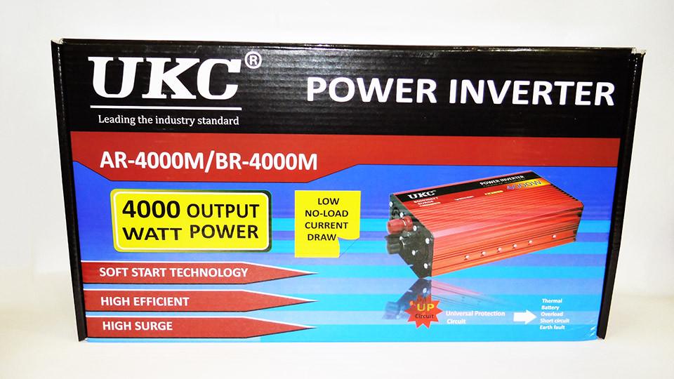 Автомобільний інвертор UKC 4000W 12-220V із функцією плавного пуску - фото 6 Автомобільний інвертор UKC 4000W 12-220V із функцією плавного пуску - фото 6
