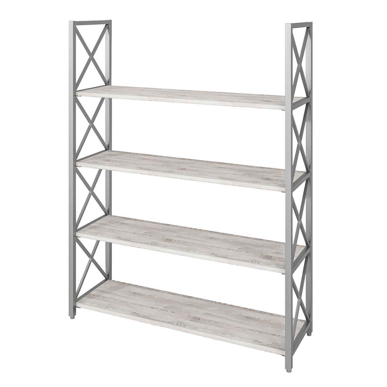 Стеллаж металлический Loft Details X-126-2 Сосна лофт белая