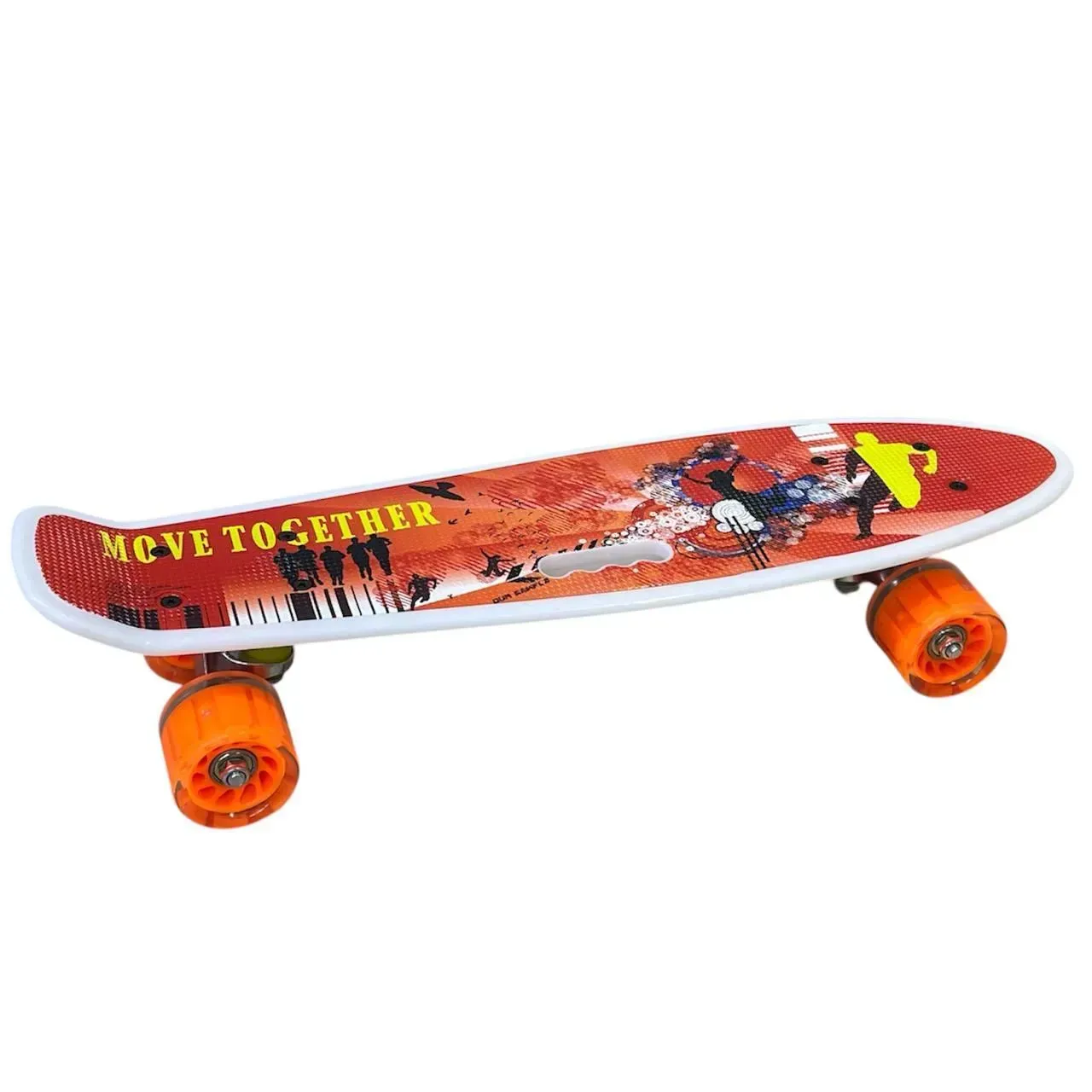 Пенниборд со светящимися колесами с ручкой для переноски до 70 кг (26844638)