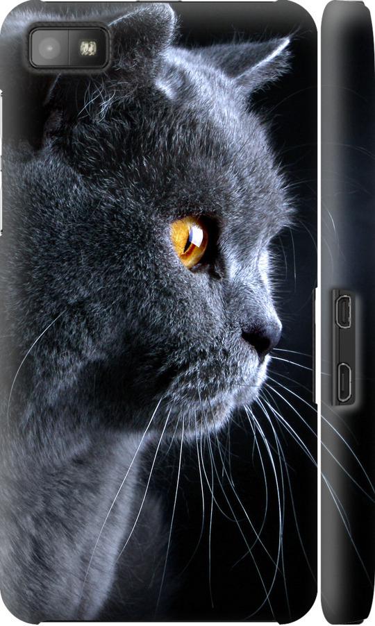 Чехол на Blackberry Z10 Красивый кот (3038m-392-42517)
