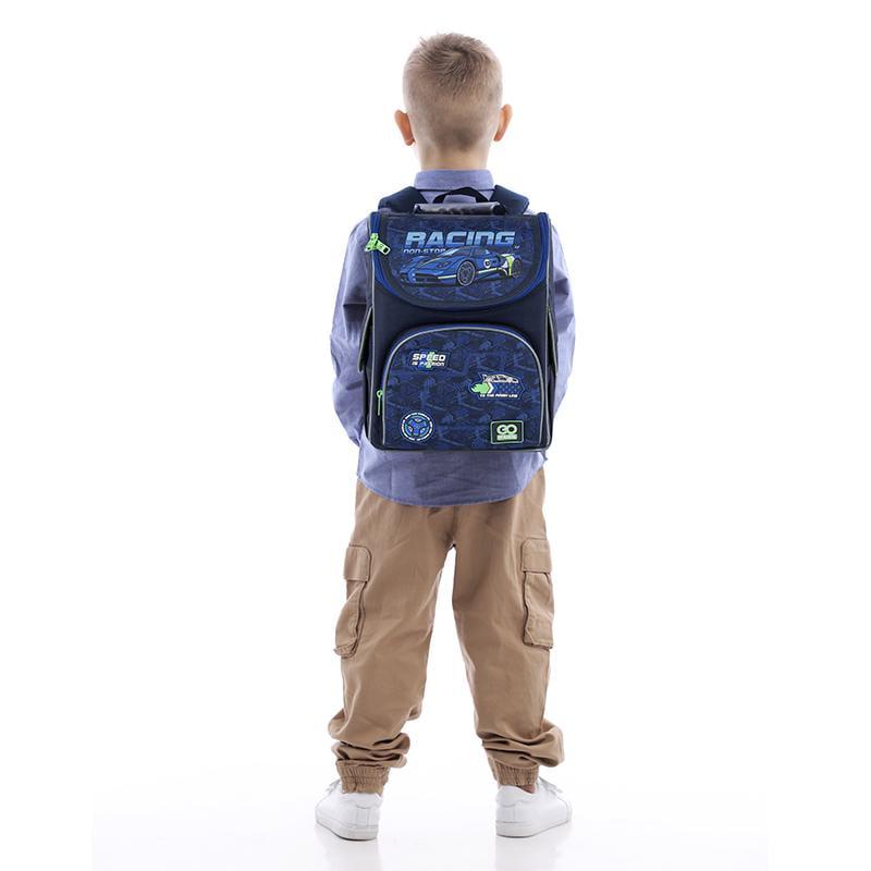 Рюкзак школьный GoPack Education GO25-5001S-6 Racing каркасный с ортопедической спинкой (000995156) - фото 2 Рюкзак школьный GoPack Education GO25-5001S-6 Racing каркасный с ортопедической спинкой (000995156) - фото 2