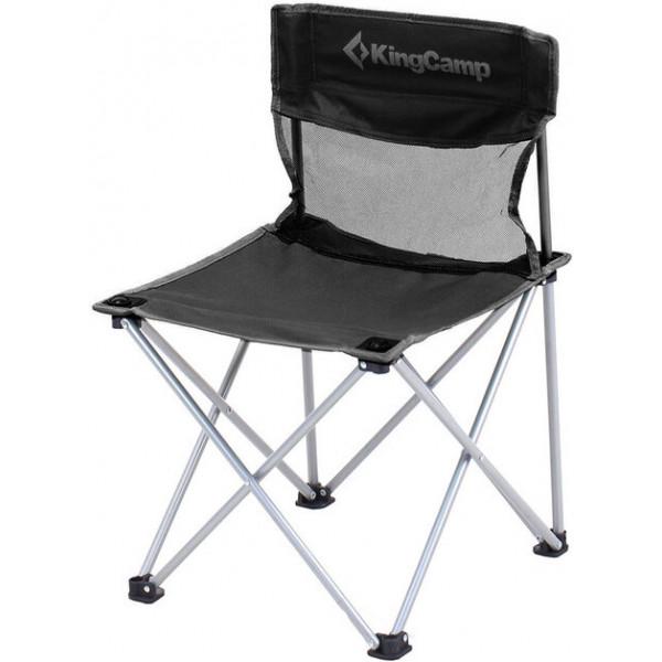 Стілець Kingcamp Compact Chair in Steel M Black/Grey check (KC3832)