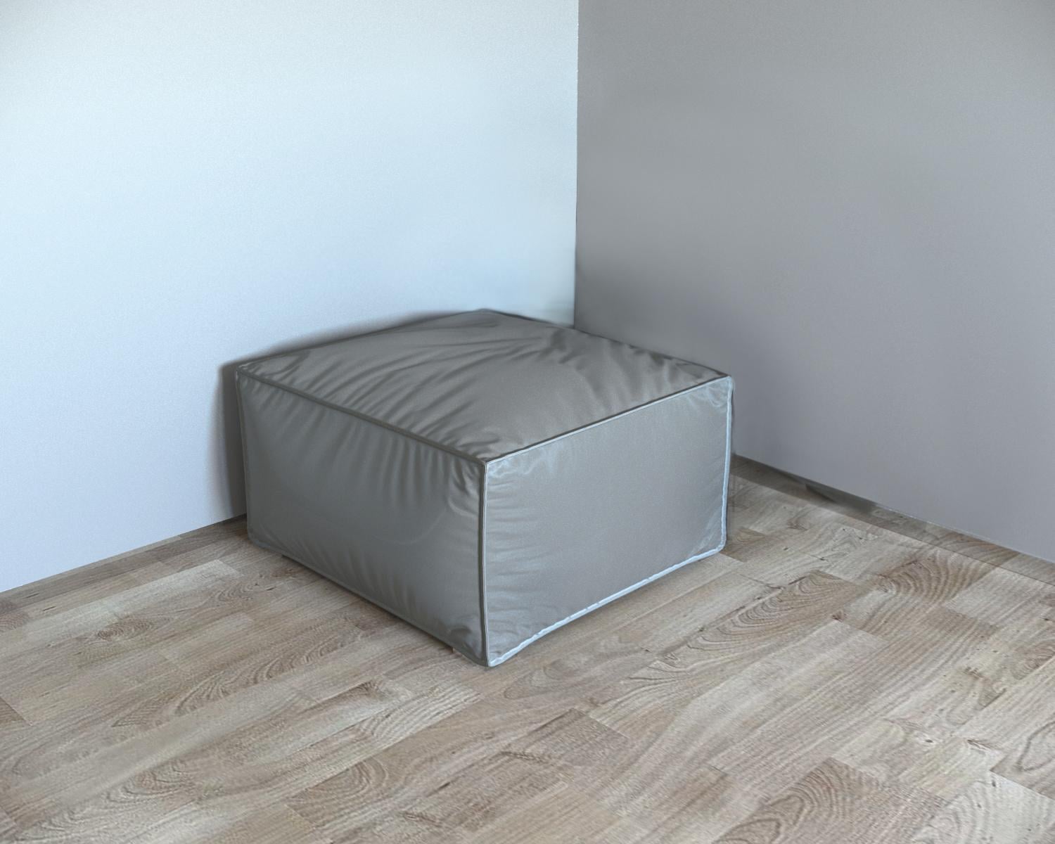 Пуф модульный мягкий Tobi Sho Вальде велюр Florida 800х800х450 мм Grey (hjgy685)