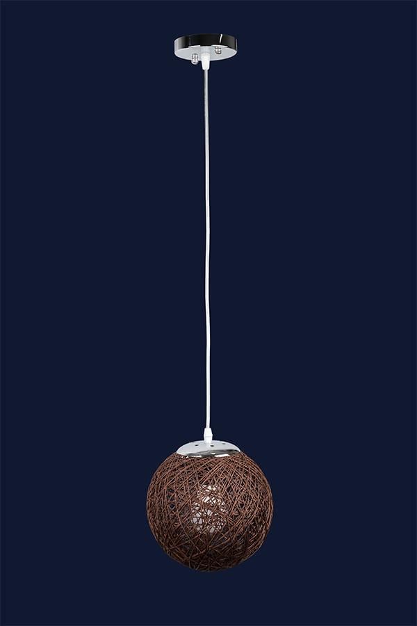 Подвесной светильник Levistella 9712001-1 нитевым хромированным плафоном Коричневый (1887929423) - фото 2 Подвесной светильник Levistella 9712001-1 нитевым хромированным плафоном Коричневый (1887929423) - фото 2