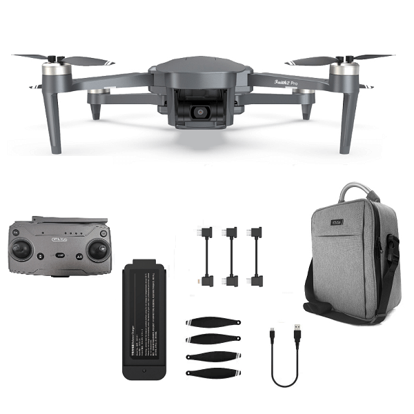 Квадрокоптер C-Fly Faith 2 Pro с 4K и HD камерами GPS БК Gray (d331)