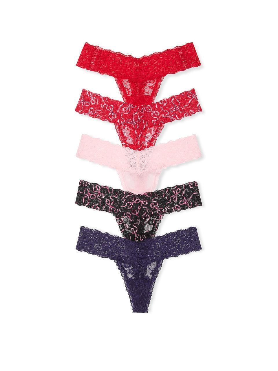 Набір трусиків Victoria's Secret Thong стрінги S Різнокольоровий (2468490286)