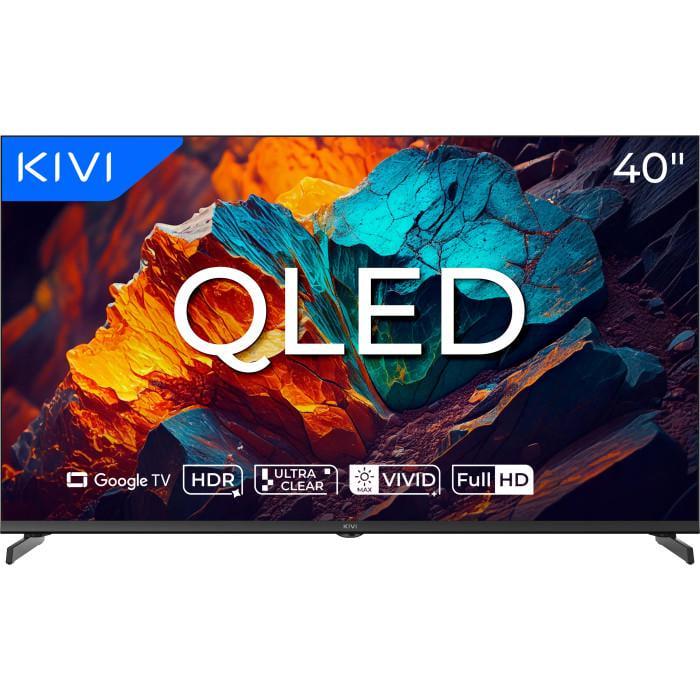 Телевизор Kivi 40F720QB 40" QLED Full HD Google TV LAN Wi-Fi Black