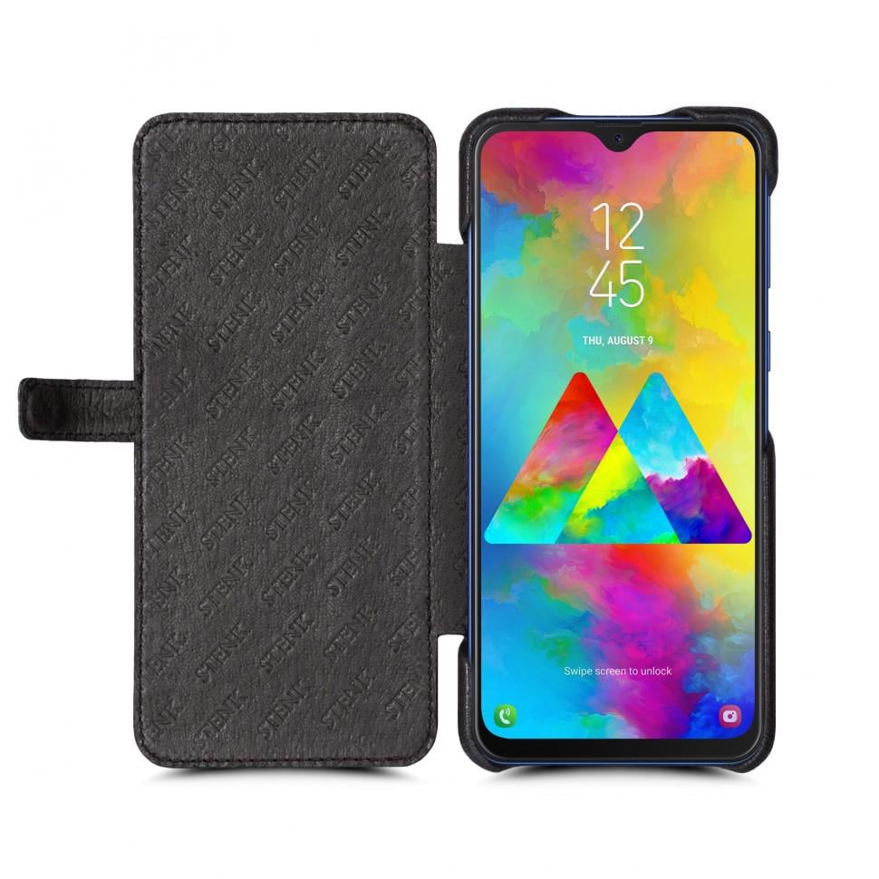 Чехол книжка Stenk Premium для Samsung Galaxy M20 Черный (62510)