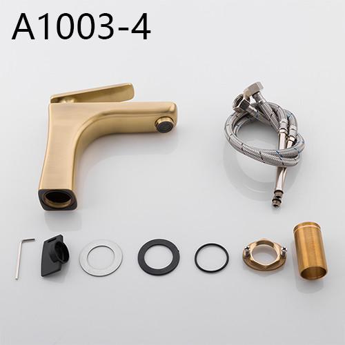 Смеситель для раковины FAOP A1003-4 Бронзовый - фото 5