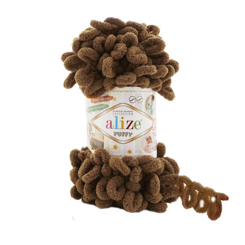 Пряжа Alize Puffy 321 Кава мокка