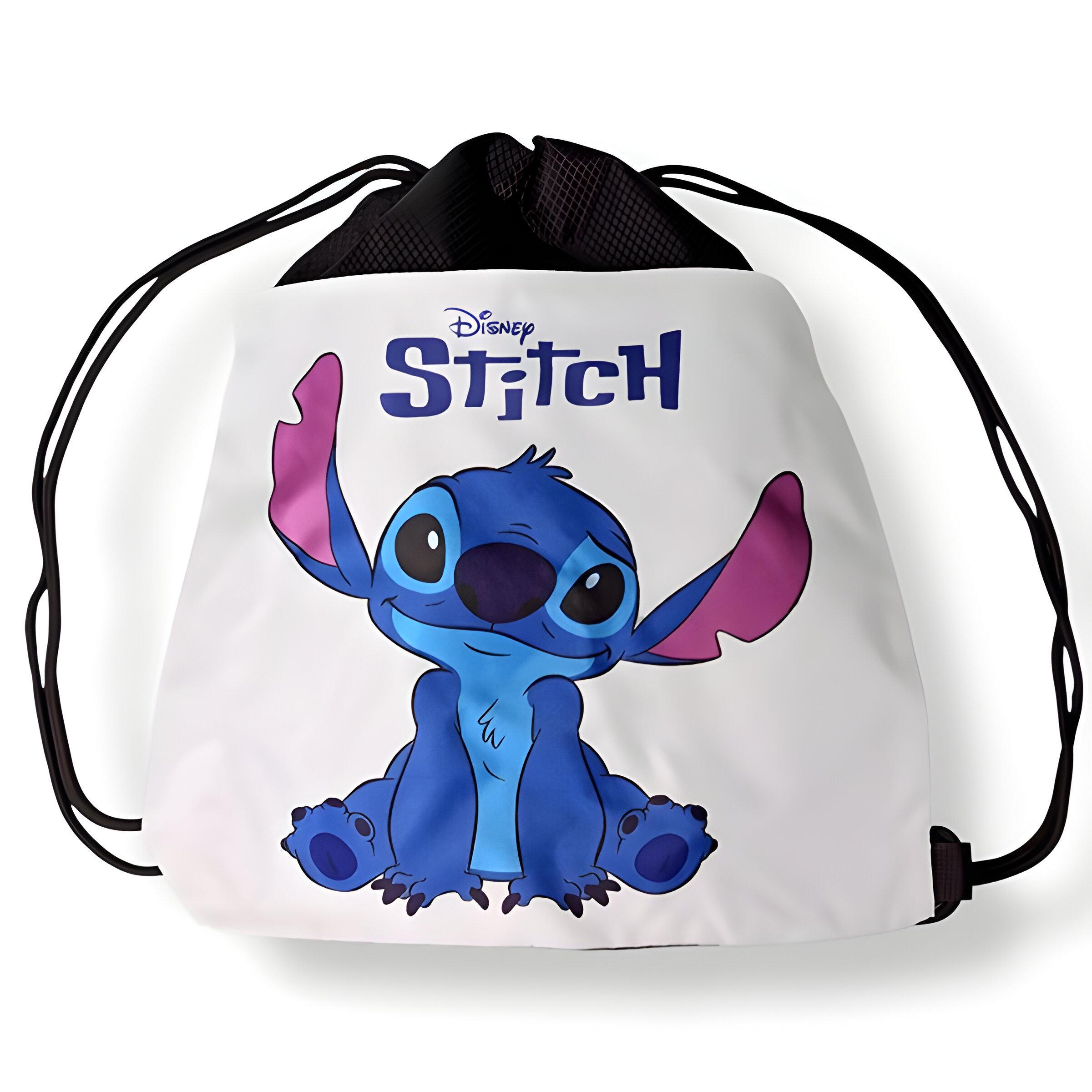 Сумка дитяча Стіч для спортивного одягу та взуття 35х40 см Білий (25-49) Сумка дитяча Стіч для спортивного одягу та взуття 35х40 см Білий (25-49)